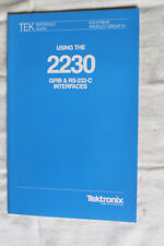 Tektronix 2230 Using Gpib Rs-232-c Interfaces Reference Guide 070-5709-00