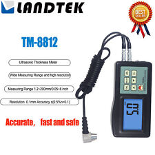 Landtek Tm-8812 Ultrasonic Wall Thickness Gauge Meter Tester Steel 