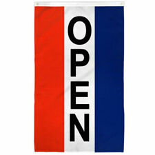Vertical Open Flag 3x5ft Were Open Open Sign Now Open Vertical Banner Flag 3x5