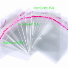 3x5 Plastic Bags Self Sealing Packaging Packing Shipping Mailing Light Poly New
