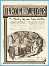 1919 Lincoln Electric Arc Welder Antique Print Ad Cleveland Oh Welding Engineer