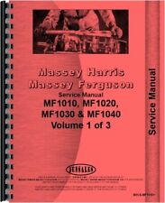 Massey Ferguson 1020 1040 1030-l 1010 1045 1035 Tractor Service Repair Manual