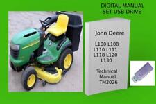 John Deere L100 L108 L110 L111 L118 L120 L130 Lawn Tractor Technical Manual
