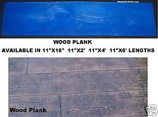 16 Floppy Wood Plank Woodgrain Decorative Concrete Cement Stamp Mat Vertical