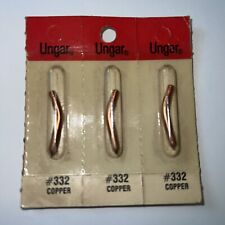 Ungar 332 Copper Soldering Iron Tip Angled New Lot Of 3 In Sealed Package.