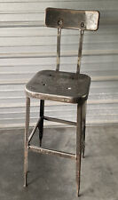 Vintage Industrial Shop Metal High Chair Stool Shop Factory