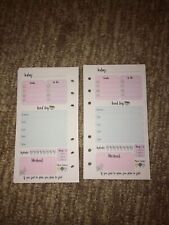 Personal Sized Planner Inserts Meal Tracker