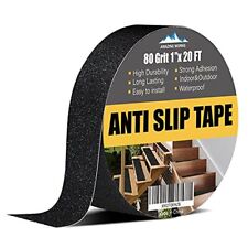 Grip Tape - Heavy Duty Anti Slip Tape 80 Grit Non Slip For Stairs Outdoorind...