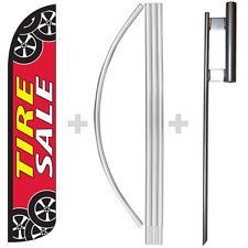 Tire Sale 15 Tall Windless Swooper Feather Banner Flag Pole Kit