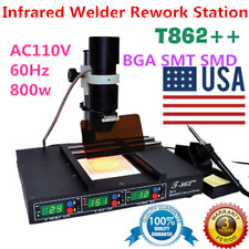 T862 Welder Infrared Bga Rework Station Smt Smd Desoldering Reballing Machine