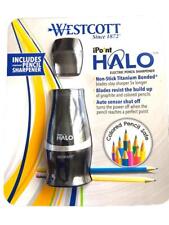 Westcott Halo Ipoint Electric Pencil Sharpener Includes 1 Manual Sharpener Color
