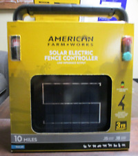 American Farm Works 10-mile Solar Electric Fence Controller 1568525 Brand New