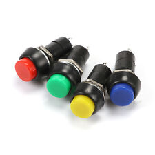 10pcs 12mm Round Metal Push Button Off-on Momentary Latching Push Button Switch