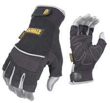 Dewalt Dpg230 Synthetic Leather Technicians Fingerless Glove