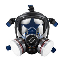 Ohmotor 16 In 1 Full Face Gas Mask Facepiece Respirator For Painting Spraying
