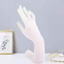 White Resin Jewelry Display Hand Stand For Rings Bracelets Necklaces