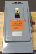 H324n Square D 200 Amp Safety Switch Disconnect 3 Pole Fusible 240 Vac