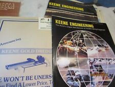Vintage Keene Engineering Gold Mining Prospecting Equipment Sluice Catalogs