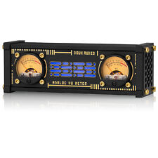 Retro Elekstube Dual Analog Vu Meter Rgb Sound Level Indicator Db Panel Display