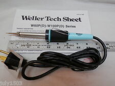 1 New Weller W60p3 Soldering Iron 60w 120v Pencil Tip 600 - 800 Knurled