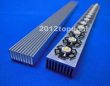 High Power Led Aluminum Heatsink 300mm25mm12mm For 1w3w5w Led Chip Diy