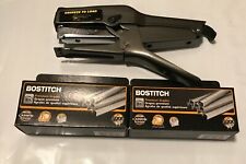Bostitch B8 Heavy Duty Plier Stapler W 2 Boxes Of 38 Staples 2-45 Sheets