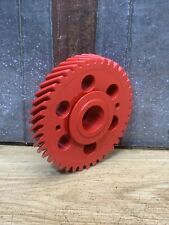 Industrial Machine Steampunk Pulley Gear Cog Lamp Base Wheel Project Red