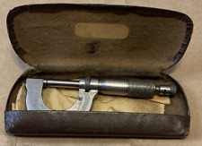 Moore Wright Micrometer No. 961b W Case 0-1 .001 Machinist Tools Mw England