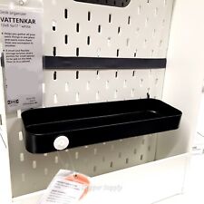 Ikea Skadis Pegboard Shelf Black Container New 11.5 X 4.5