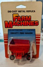1986 Ertl Die-cast Farm Machines Red Gravity Feed Wagon 1864 Fo