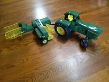 Vintage Ertl John Deere Toy 5020 Tractor 585 Hay Baler