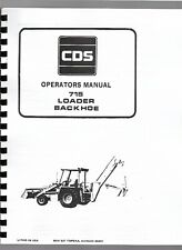 Allis Chalmers 715 Tractor Loader Backhoe Owners Operators Manual Tlb