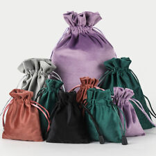 Velvet Storage Bags Drawstring Packing Pouch For Jewelry Candy Wedding Gifts Bag
