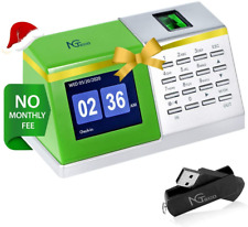 Ngteco Biometric Fingerprint Time Clock Employee Wifi Attendance Machine Payroll