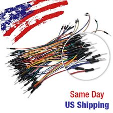Male To Male Jumper Wire Line Arduino Breadboard Pic Avr Testing 65pcs - Us Ship