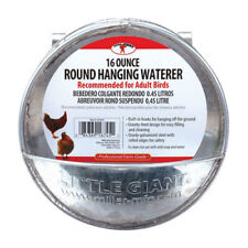 Galvanized Round Hanging Poultry Waterer 1 Each By Miller Little Giant