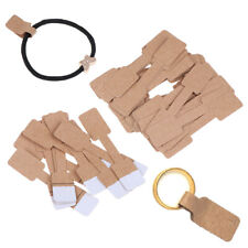 50100pcs Quadrate Blank Price Tags Necklace Ring Jewelry Labels Paper Stick .hq