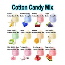 12 Cotton Candy Flavor Mix Sugar Flavoring Flossine Fairy Floss Flavored