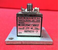 Microsource Inc. Mc00204-138-02 Freq 2.21-4.21 Ghz