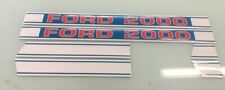 Ford 2000 Hood Decals 1968-1975 Model