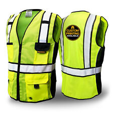 Kwiksafety Roadboss Economy Solid Reflective Tape Hi Visibility Safety Vest