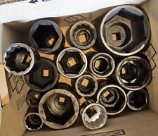 Various Large Sae Impact 6 Point 1 Drive Sockets - Wright Proto 1-516 To 4