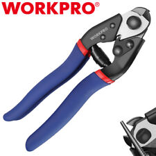 Workpro 7.5 Cable Cutter Heavy Duty Wire Rope Cutter Chrome Vanadium Steel Jaws