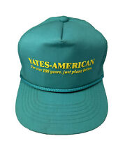 Vintage Yates-american Cap W Rope Young An Hat Co. - Teal