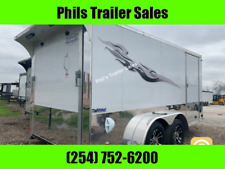 2023 Continental Cargo New 7x14 V-nose Motorcycle Trailer Enclosed Traile 14.00