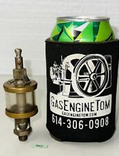 Essex No. 0 Oiler Hit Miss Gas Engine Antique 18 Small Nickel Plated Brass