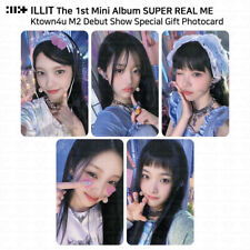 Illit 1st Mini Album Super Real Me Ktown4u M2 Debut Show Special Gift Photocard