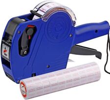 Asibt Mx-5500 8 Digits Price Tag Gun With 7000 Sticker Labels And Label Maker...