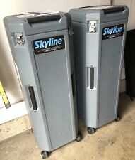 2 Skyline Mirage Pop-up Travel Cases Display - Backdrop As Is