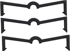 100 Pc Pegboard Hooks Black Plastic Peg Locks 100 Pk Classic Easy Install And Re